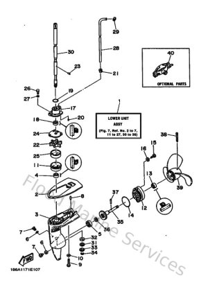 Diagram for Lower Casing & Drive