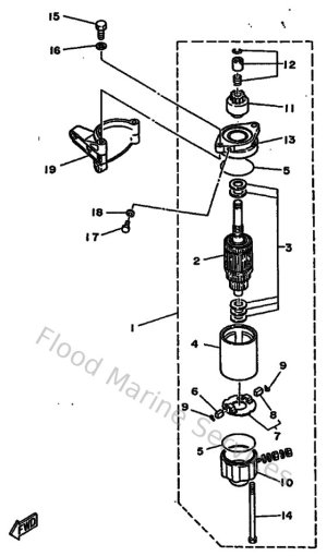 Diagram for Starting Motor