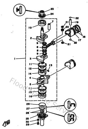 Diagram for Crankshaft & Piston