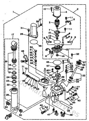 Diagram for Power Trim & Tilt Assy