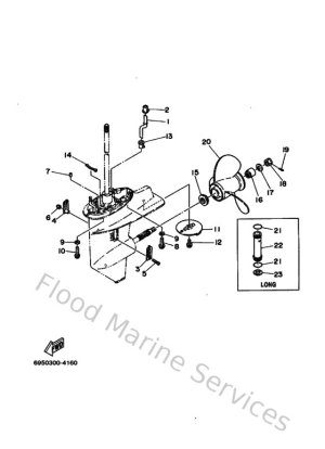 Diagram for Lower Casing & Drive 2