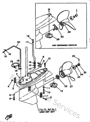 Diagram for Lower Casing & Drive 2