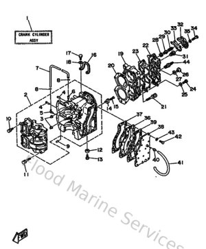 Diagram for Cylinder & Crankcase