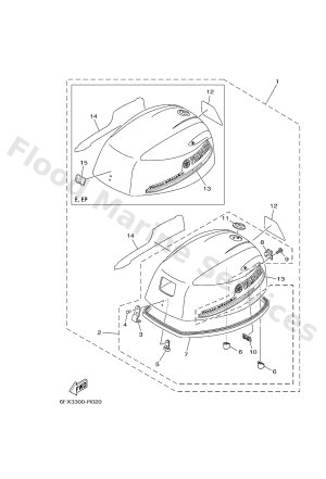 Diagram for TOP COWLING