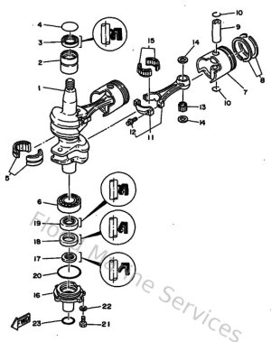 Diagram for Crankshaft & Piston