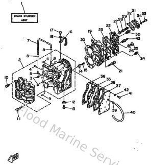 Diagram for Cylinder & Crankcase