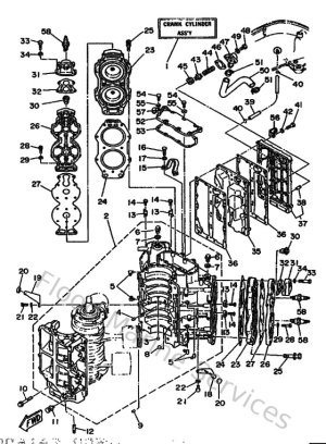 Diagram for Cylinder & Crankcase