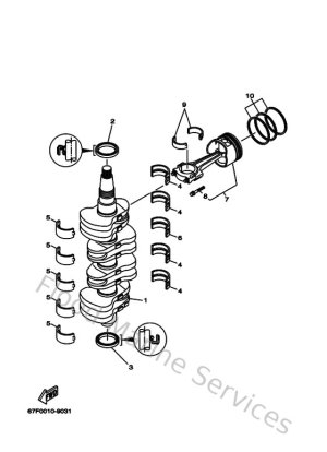 Diagram for Crankshaft & Piston