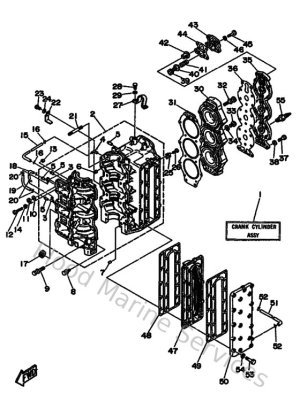 Diagram for Cylinder & Crankcase