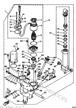 Diagram for Power Trim & Tilt Assy