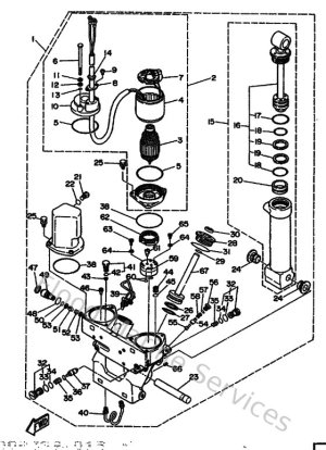 Diagram for Power Trim & Tilt Assy