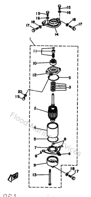 Diagram for Starting Motor
