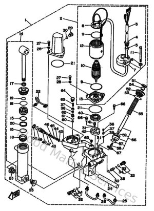 Diagram for Power Trim & Tilt Assy 1
