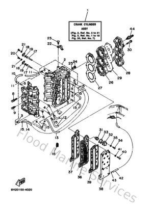 Diagram for Cylinder & Crankcase