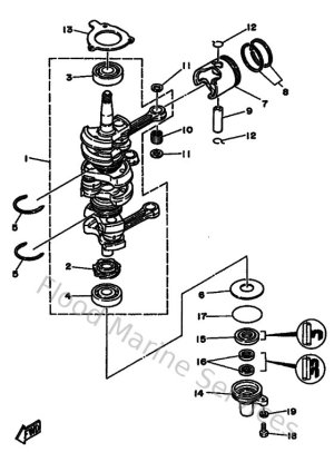 Diagram for Crankshaft & Piston
