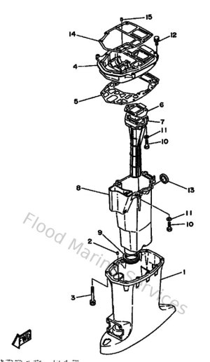 Diagram for Upper Casing