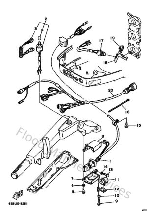 Diagram for Electrical 3 (TILLER HANDLE)