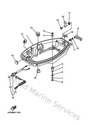 Diagram for Bottom Cowling