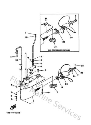 Diagram for Lower Casing & Drive 2