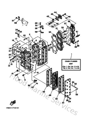 Diagram for Cylinder & Crankcase