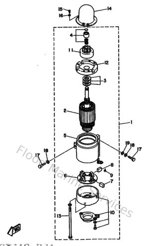 Diagram for Starting Motor