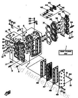 Diagram for Cylinder & Crankcase