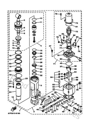 Diagram for Power Trim & Tilt Assy