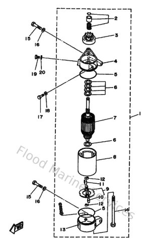 Diagram for Starting Motor