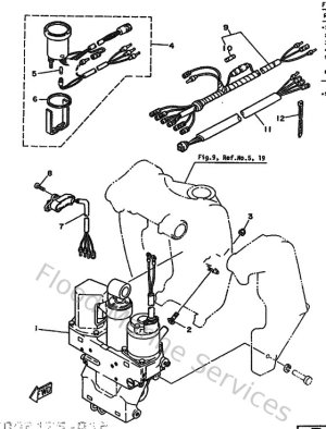 Diagram for Power Trim & Tilt Assy