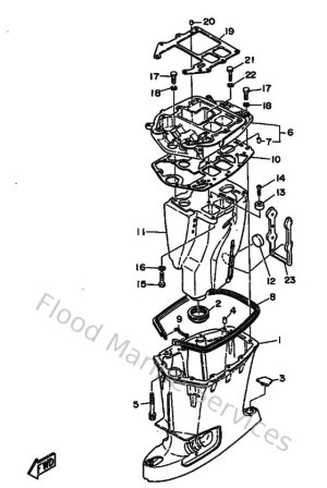 Diagram for Upper Casing