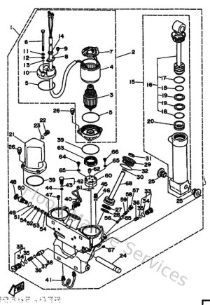 Diagram for Power Trim & Tilt Assy