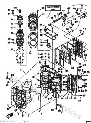 Diagram for Cylinder & Crankcase