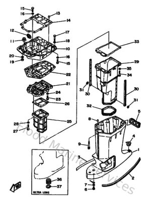 Diagram for Upper Casing