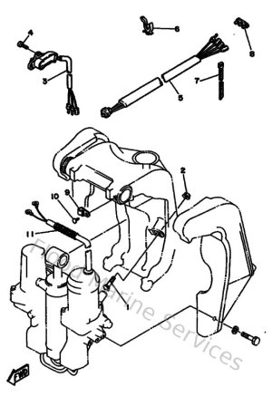 Diagram for Power Trim & Tilt Assy
