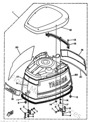 Diagram for Top Cowling