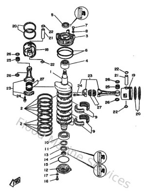 Diagram for Crankshaft & Piston