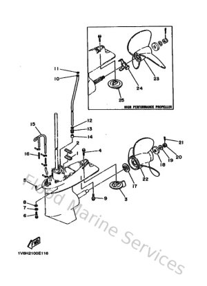 Diagram for Lower Casing & Drive 2