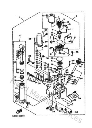 Diagram for Power Trim & Tilt Assy 1