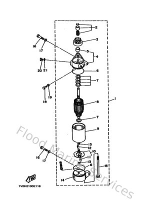 Diagram for Starting Motor