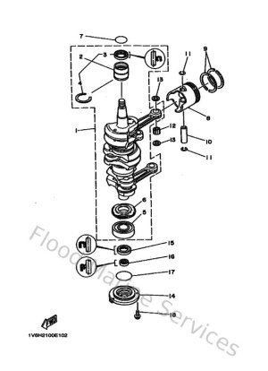 Diagram for Crankshaft & Piston