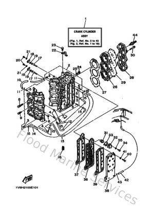 Diagram for Cylinder & Crankcase