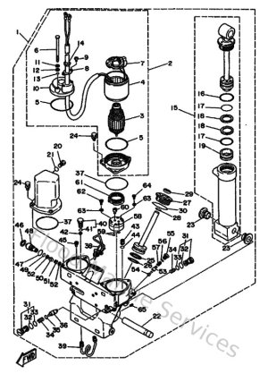 Diagram for Power Trim & Tilt Assy