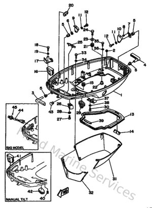 Diagram for Bottom Cowling