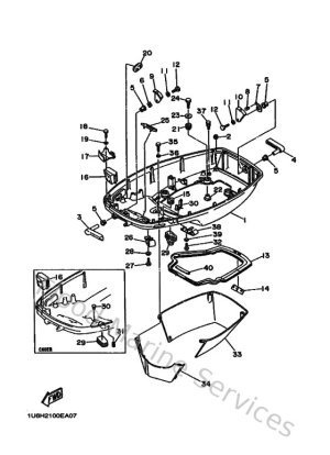 Diagram for Bottom Cowling