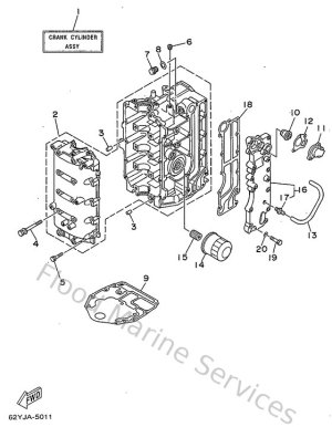 Diagram for Cylinder. Crankcase 1