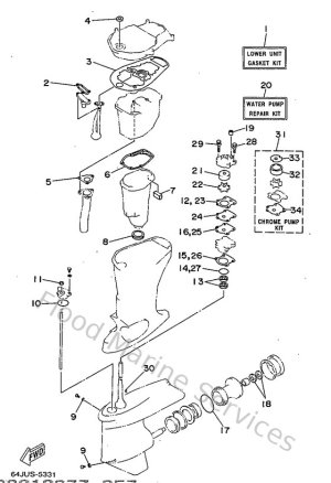 Diagram for Repair Kit 4 (FT50B)
