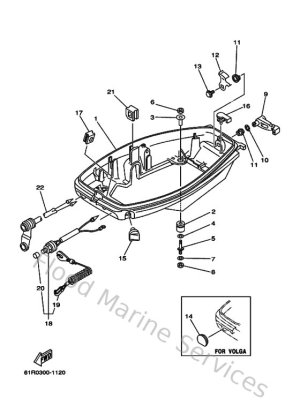 Diagram for Bottom Cowling