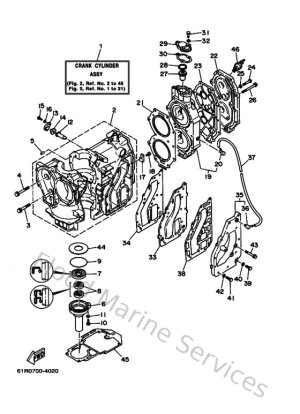 Diagram for Cylinder & Crankcase