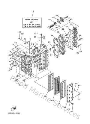 Diagram for Cylinder. Crankcase