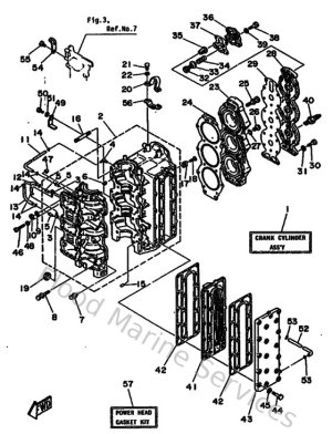 Diagram for Cylinder & Crankcase